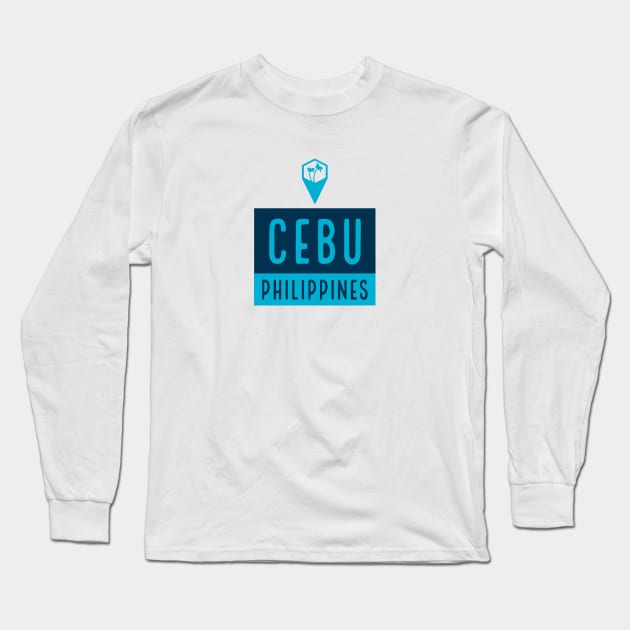 Cebu Philippines Travel Love Long Sleeve T-Shirt by cricky